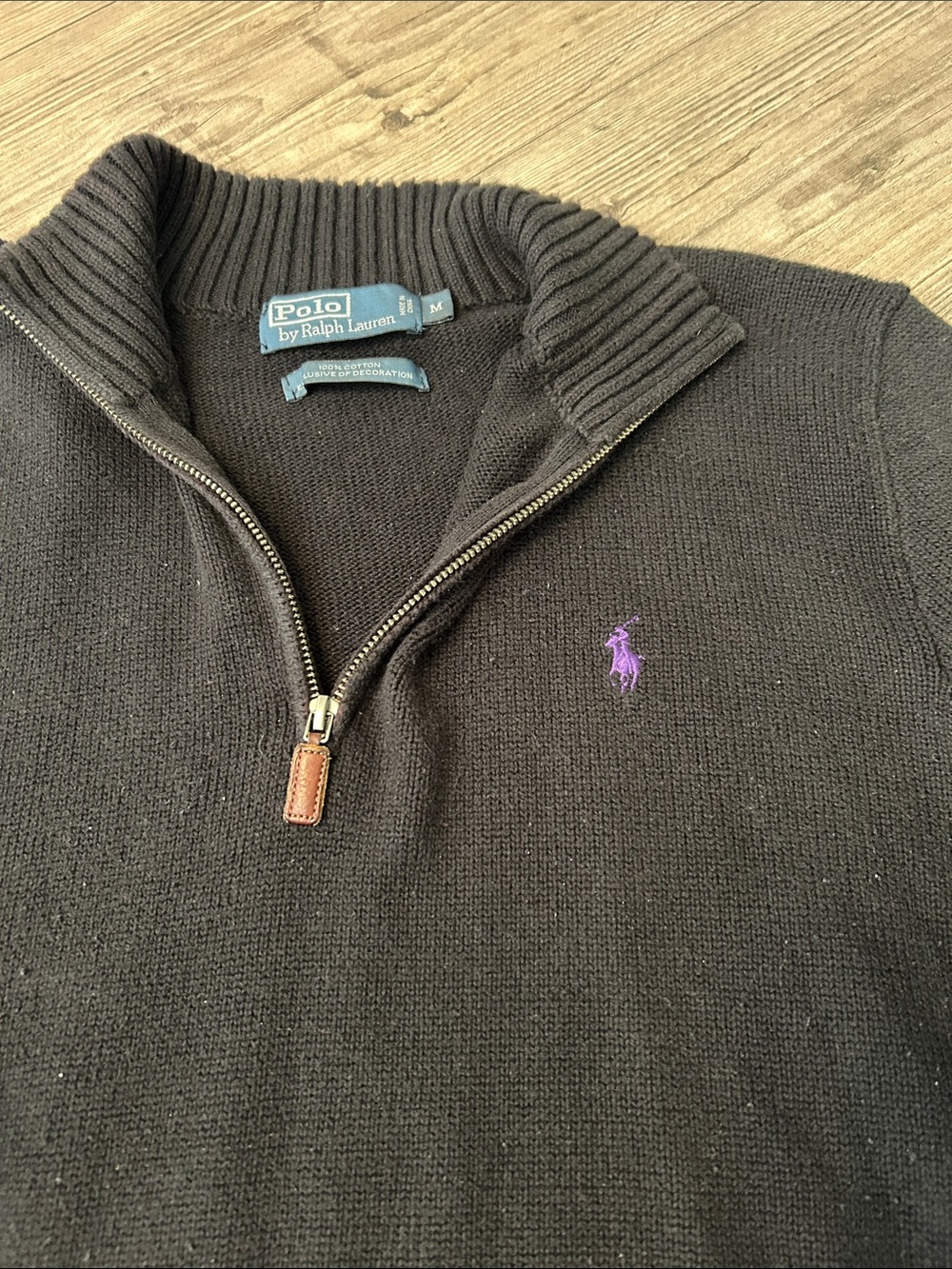 Ralph Lauren half zip up sweater - Picture 3 of 4